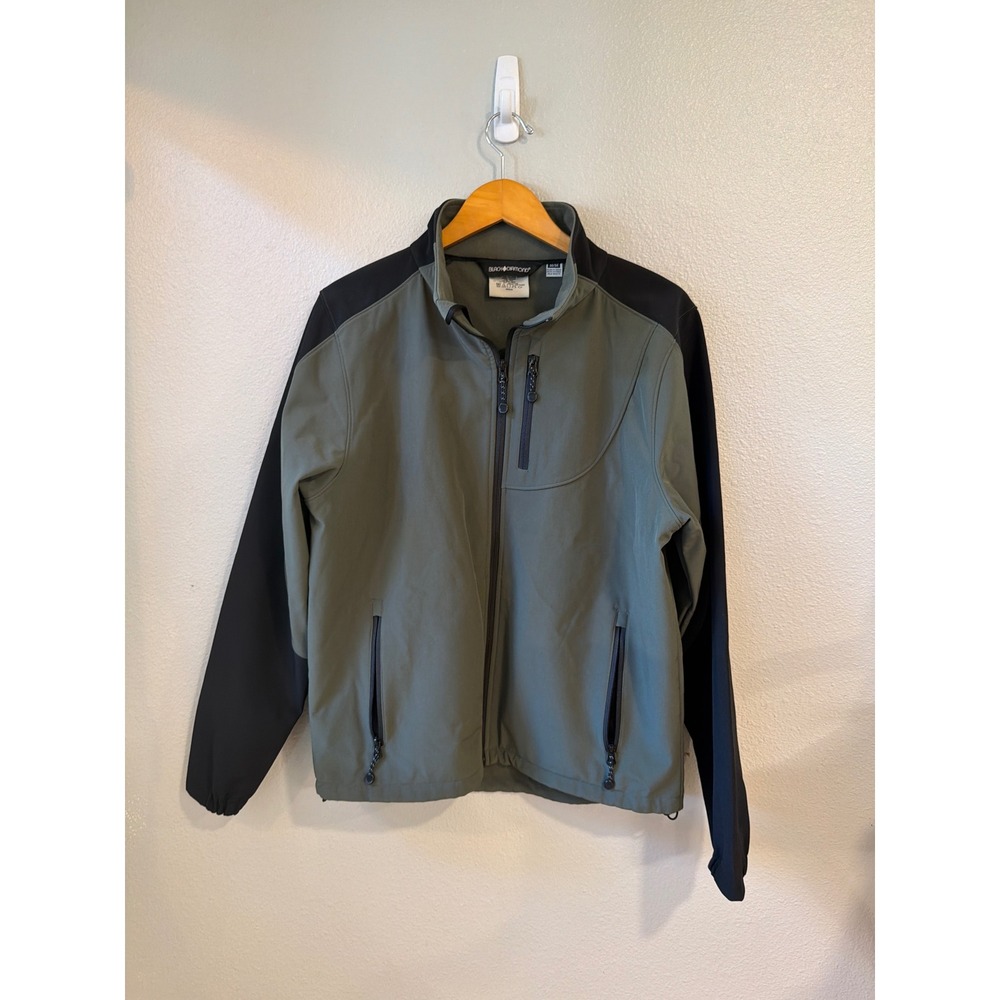 Black Diamond Softshell‎ Jacket Mens Size M Gray Black Full Zip Hiking Outdoor